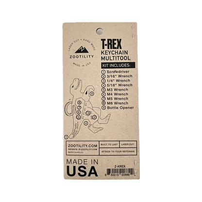 Zootility Key-Rex™ 9-in-1 Keychain Mult-Tool